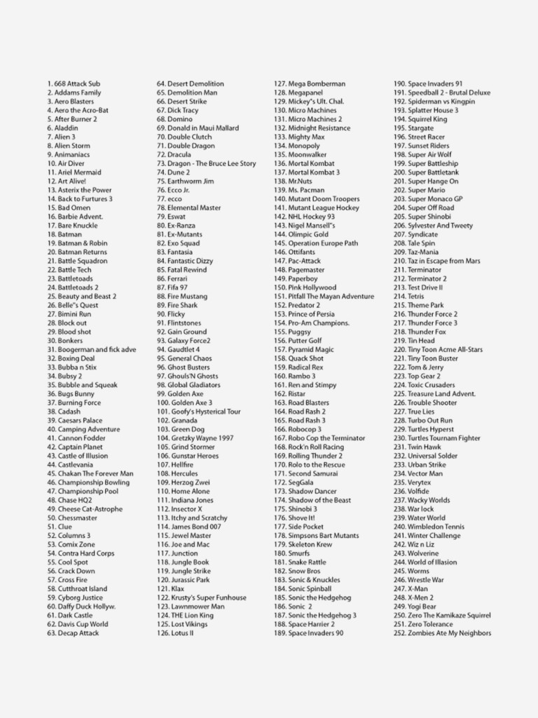 Игровая приставка DVTECH MD lit 16-бит +252 игр