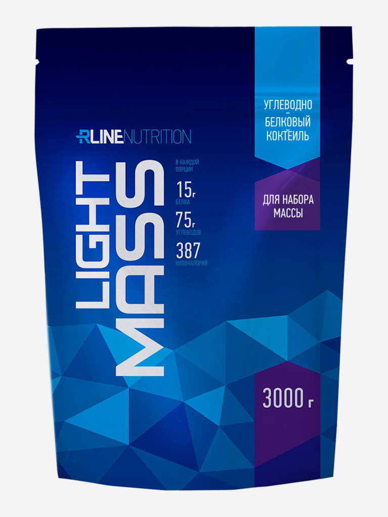 Гейнер R-Line LIGHT MASS (Doy-Pack) 3000г (Шоколад)