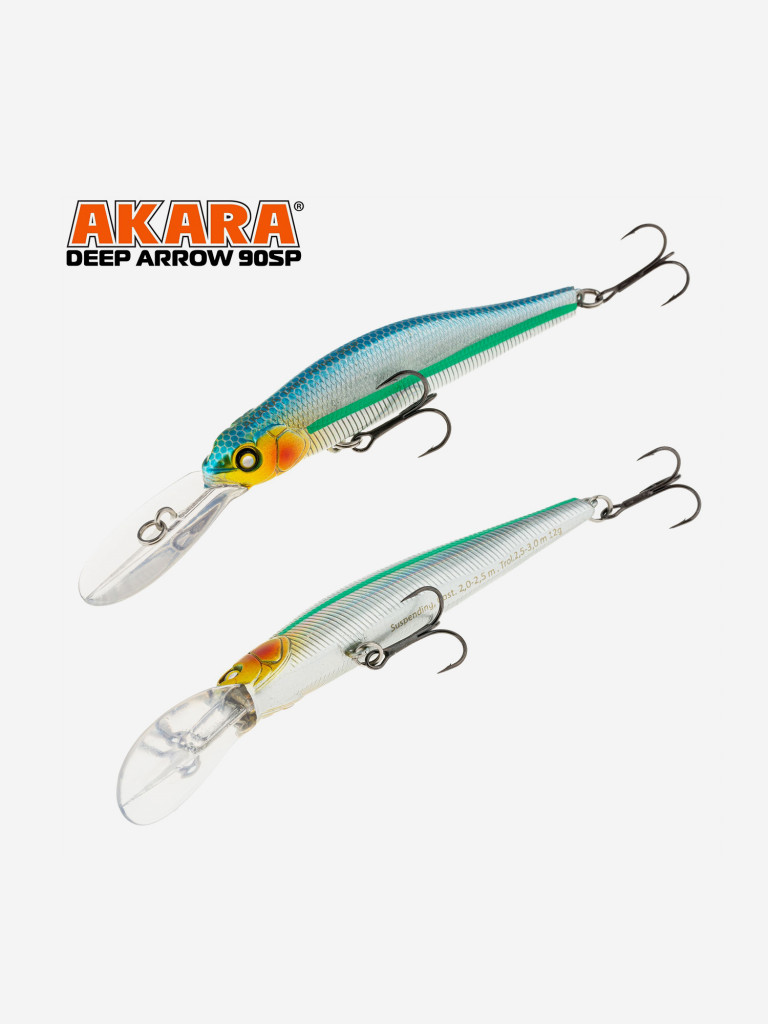 Воблер Akara Deep Arrow 90SP 12 гр. A81