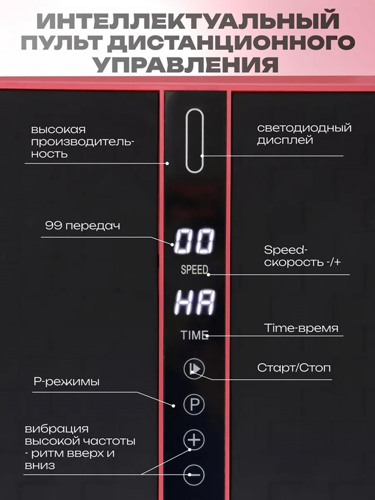 Виброплатформа Fitnesslive для похудения модель 104 цвет розовый