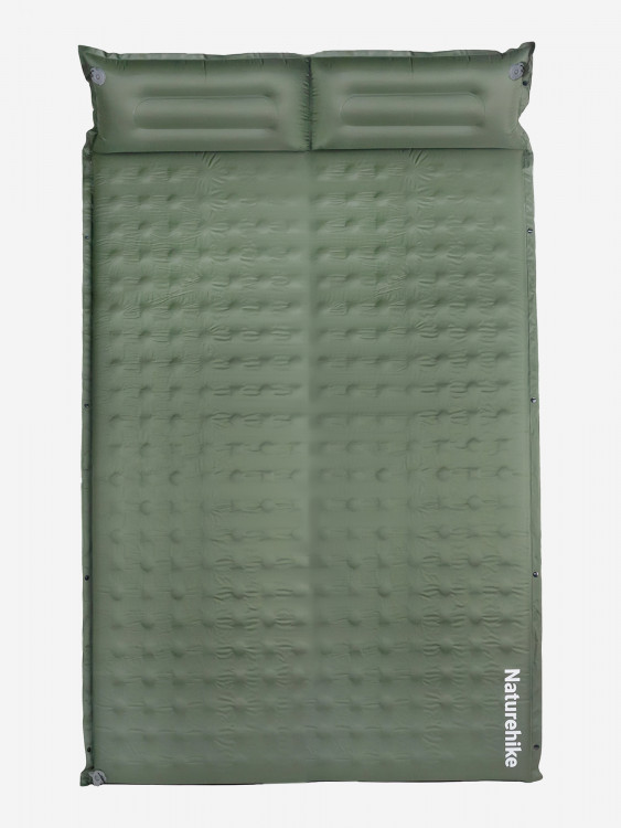 Коврик надувной двойной Naturehike D series, хаки