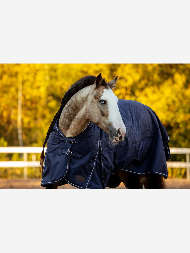 Попона денниковая Первая Конная Мануфактура PERFECT HORSE с высокой холкой, утеплитель 150 гр
