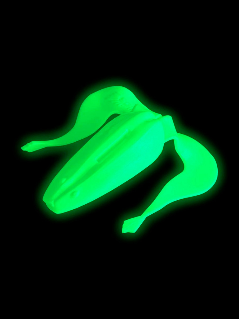 Мягкая приманка лягушка Helios Frog, 2,56" / 6,5 см, Phosphorus, 7 штук (HS-21-041)