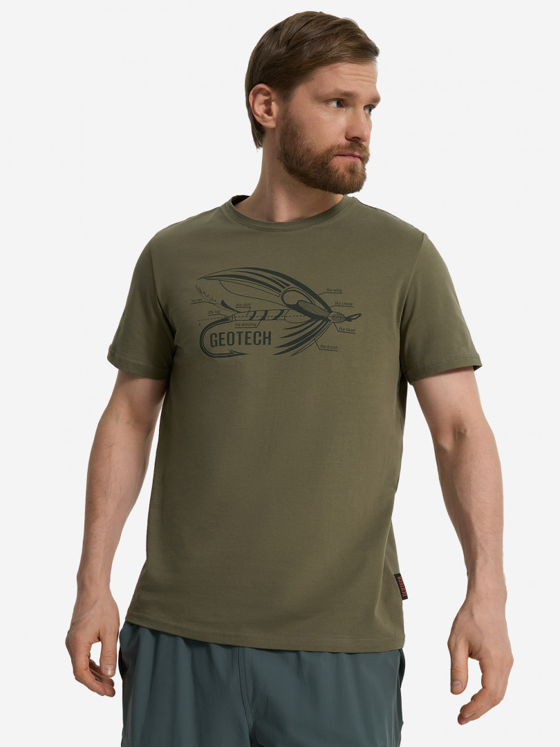 Футболка мужская Geotech, Зеленый