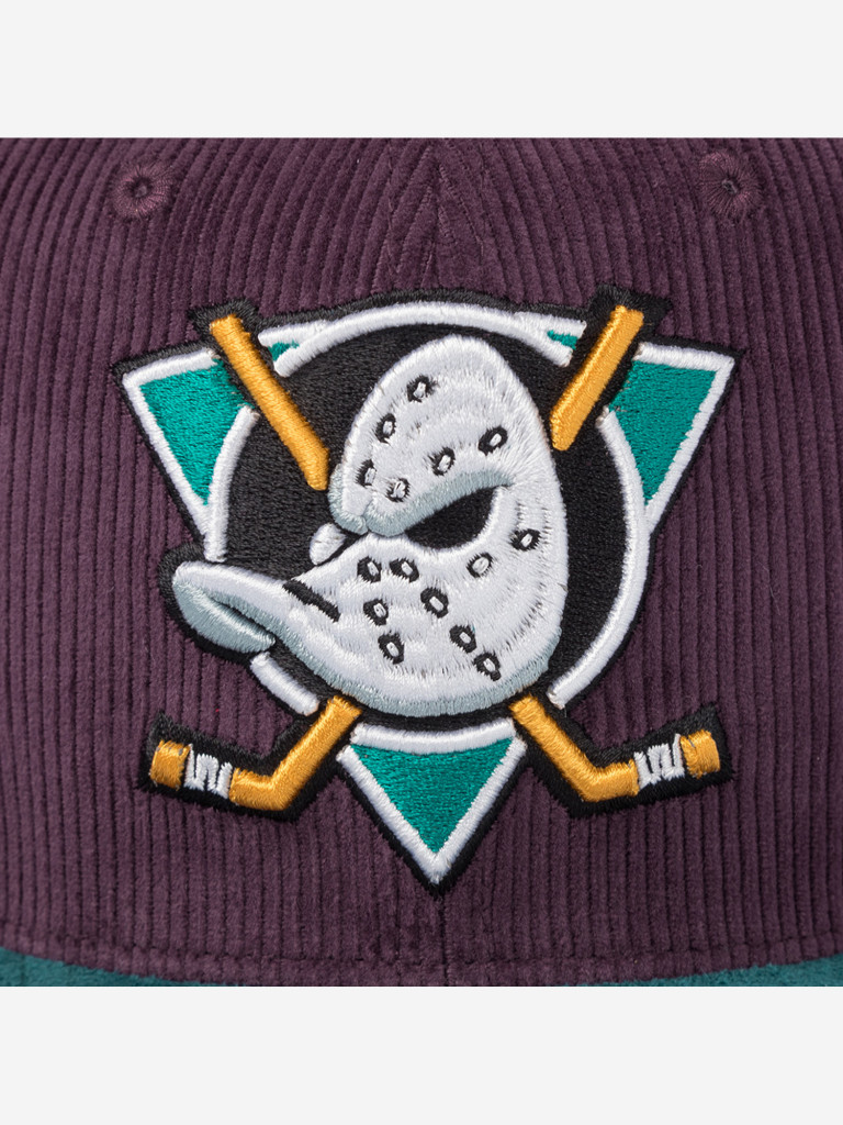 Бейсболка с прямым козырьком MITCHELL NESS HS10398-ADUPURP Anaheim Ducks NHL (фиолетовый)