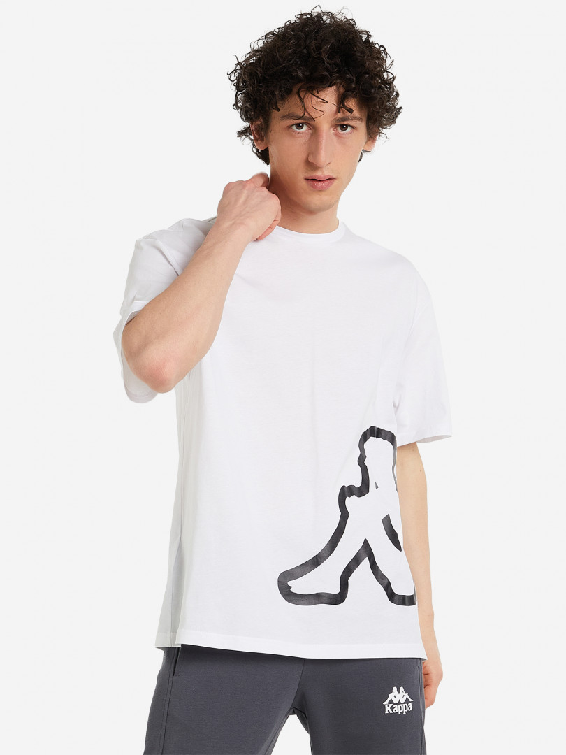 фото Футболка мужская kappa sport logo, белый