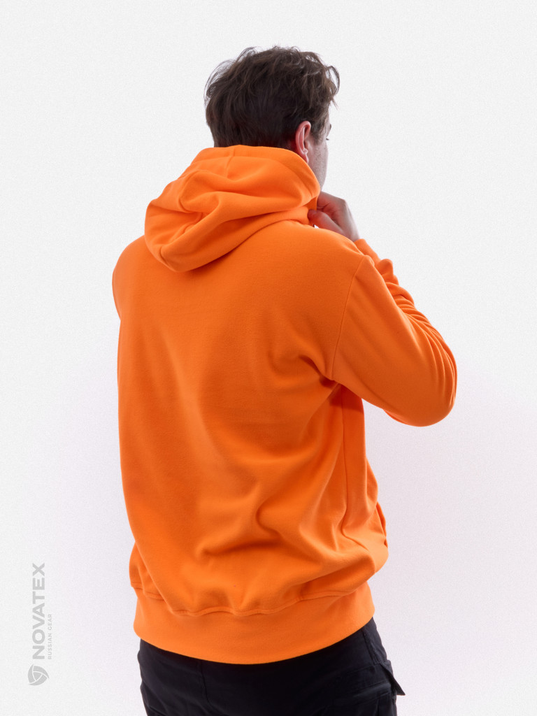 Толстовка флисовая для охоты и рыбалки PRIDE, оранжевый