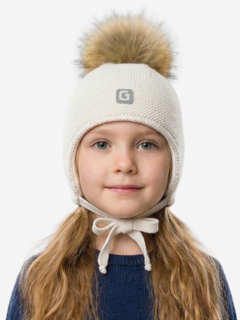 Шапка для девочки GUSTI GW25AC1231G-MILK