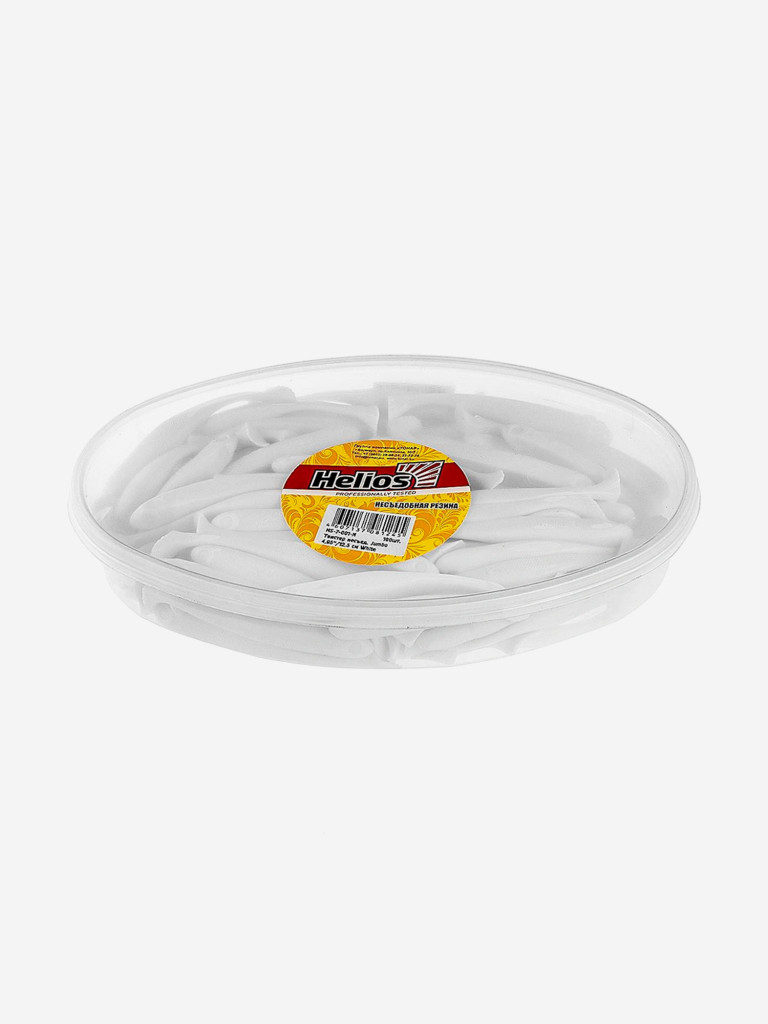 Мягкая приманка Helios Jumbo, 4,95'' / 12,5 см, White, 100 шт (HS-7-001-N)