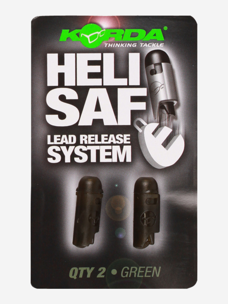 KORDA Клипса безопасная Safe Heli Green