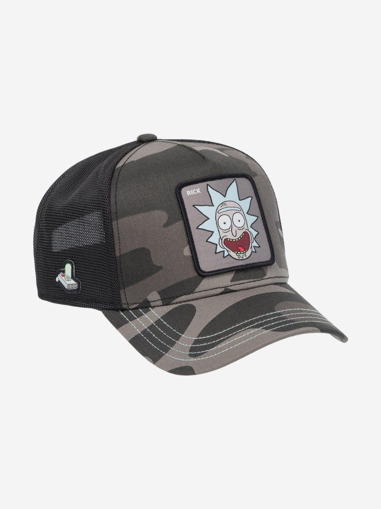Бейсболка с сеточкой CAPSLAB CL/REM5/1/PCT/RMB Rick and Morty Rick (серый)