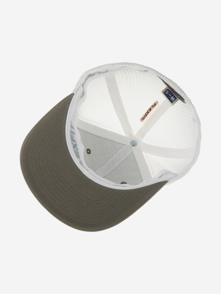 Бейсболка с сеточкой FLEXFIT 6511RM (серый)
