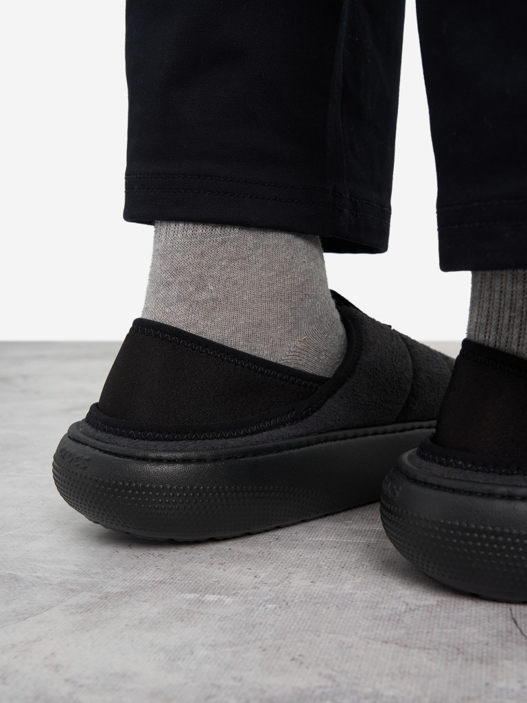 Слипоны утепленные мужские Crocs Classic Sueded Moc