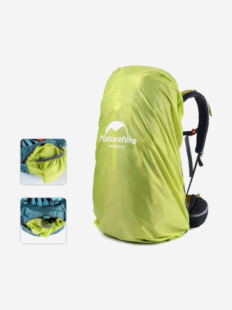 Рюкзак туристический Naturehike 55 л, зеленый