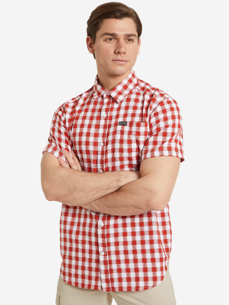 Рубашка мужская Columbia Brentyn Trail SS Seersucker Shirt