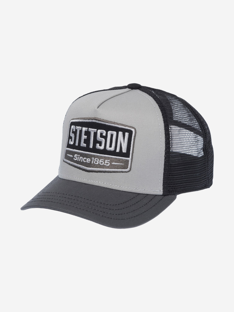 Бейсболка с сеточкой STETSON 7751107K TRUCKER CAP GASOLINE (серый)