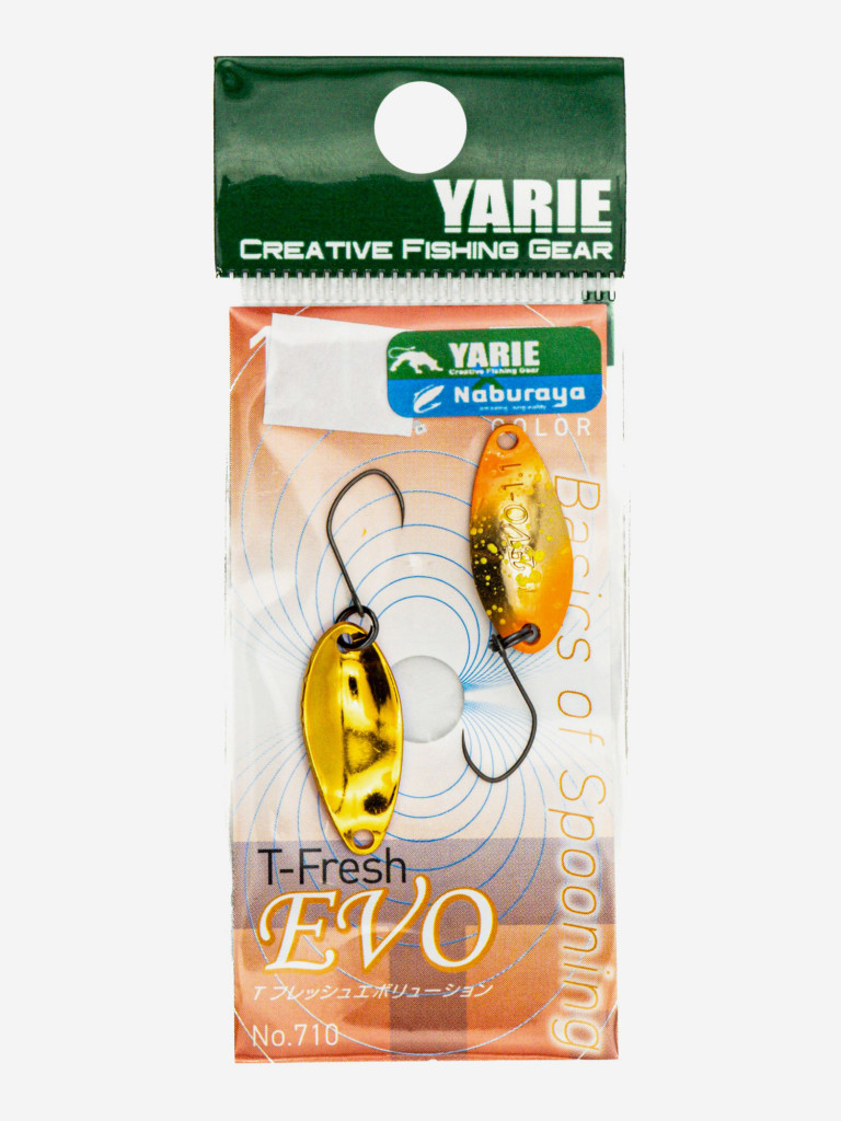 Блесна Yarie №710 T-Fresh EVO, 1.1 г, Split Orange