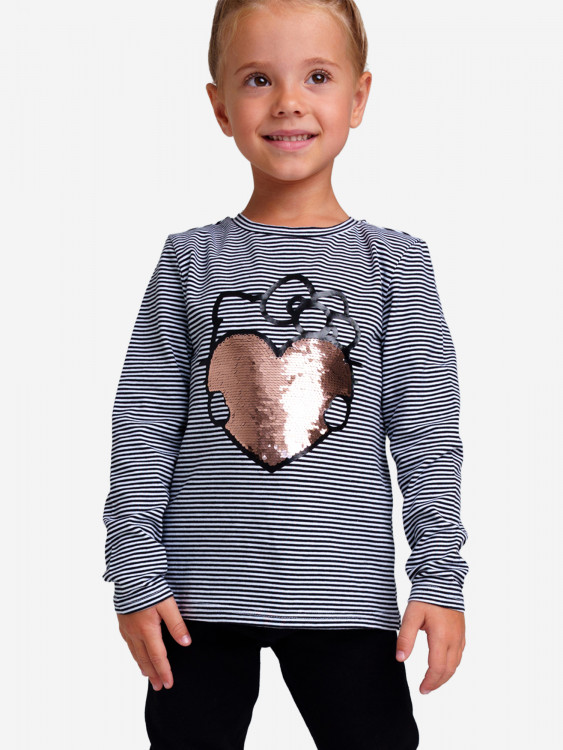 Лонгслив для девочки PlayToday