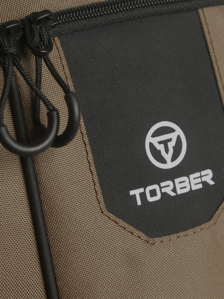 Рюкзак TORBER ROCKIT с отделением для ноутбука 15,6", коричневый, полиэстер 600D, 46 х 30 x 13