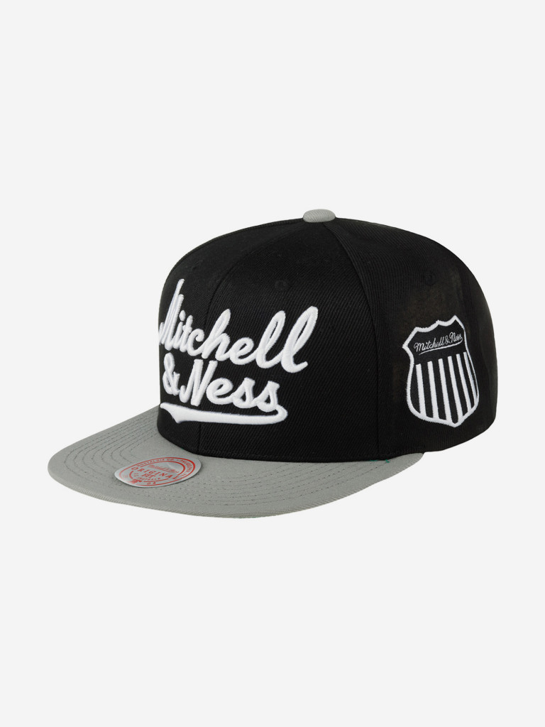 Бейсболка с прямым козырьком MITCHELL NESS 6HSSSH22047-MNNBLCK (черный)