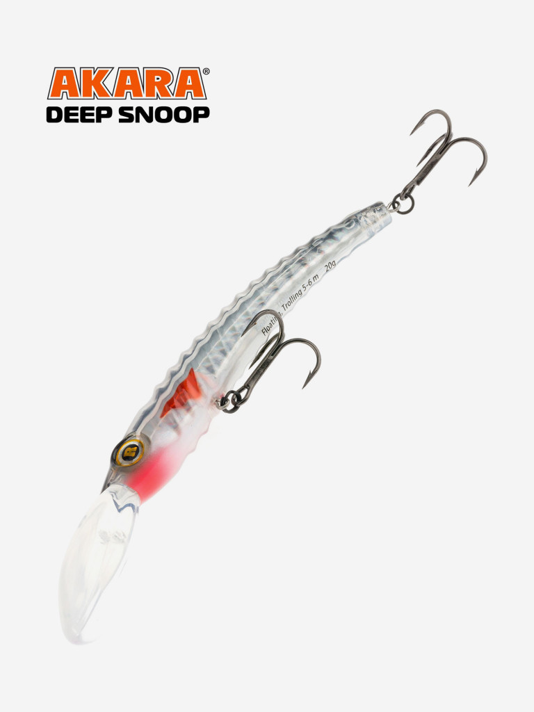 Воблер Akara Deep Snoop 120F минноу плавающий для троллинга на щуку, судака, сома 20гр A48