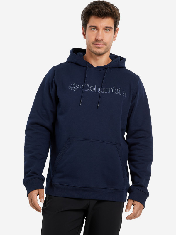 Худи мужская Columbia CSC Basic Logo II Hoodie темно-красный цвет — купить за 2399 руб. со скидкой 70 %, отзывы в интернет-магазине Спортмастер