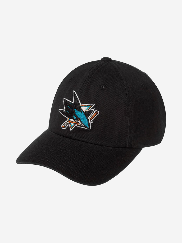 Бейсболка AMERICAN NEEDLE 40742A-SJS San Jose Sharks Blue Line NHL (черный)