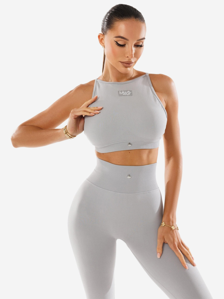 Топ женский Lululit с открытой спиной Chic Seam