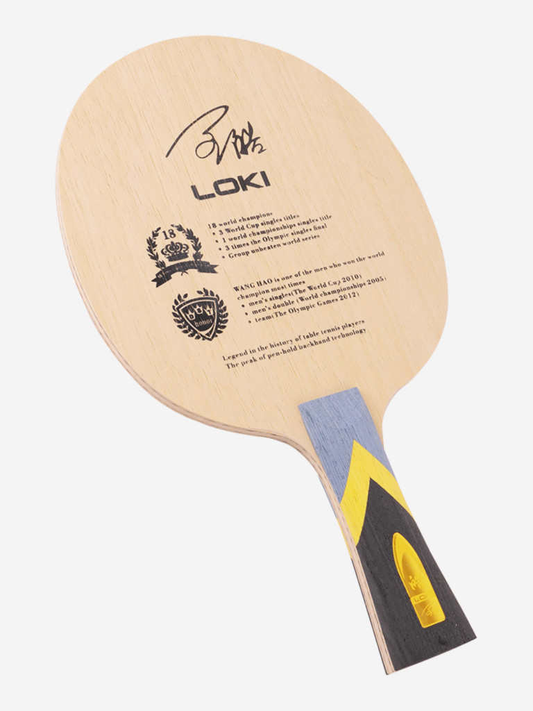 Основание для ракетки настольного тенниса LOKI Honor Wang Hao (FL) OFF++, (не важен пол и возраст)