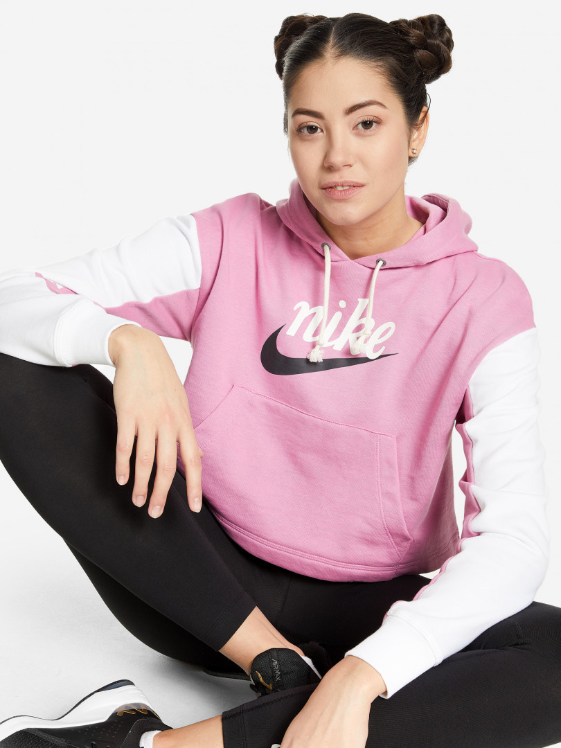 фото Худи женская nike sportswear varsity, розовый