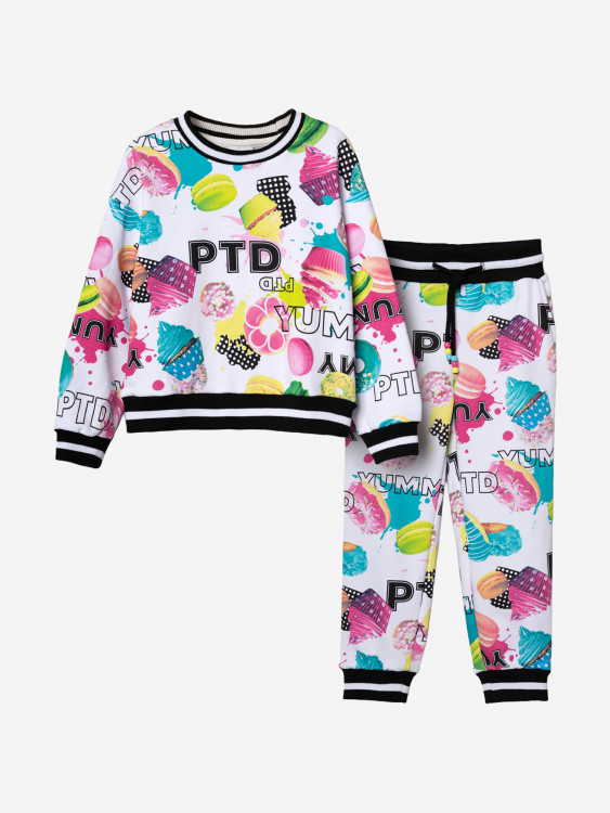 Комплект для девочек: свитшот, брюки PlayToday