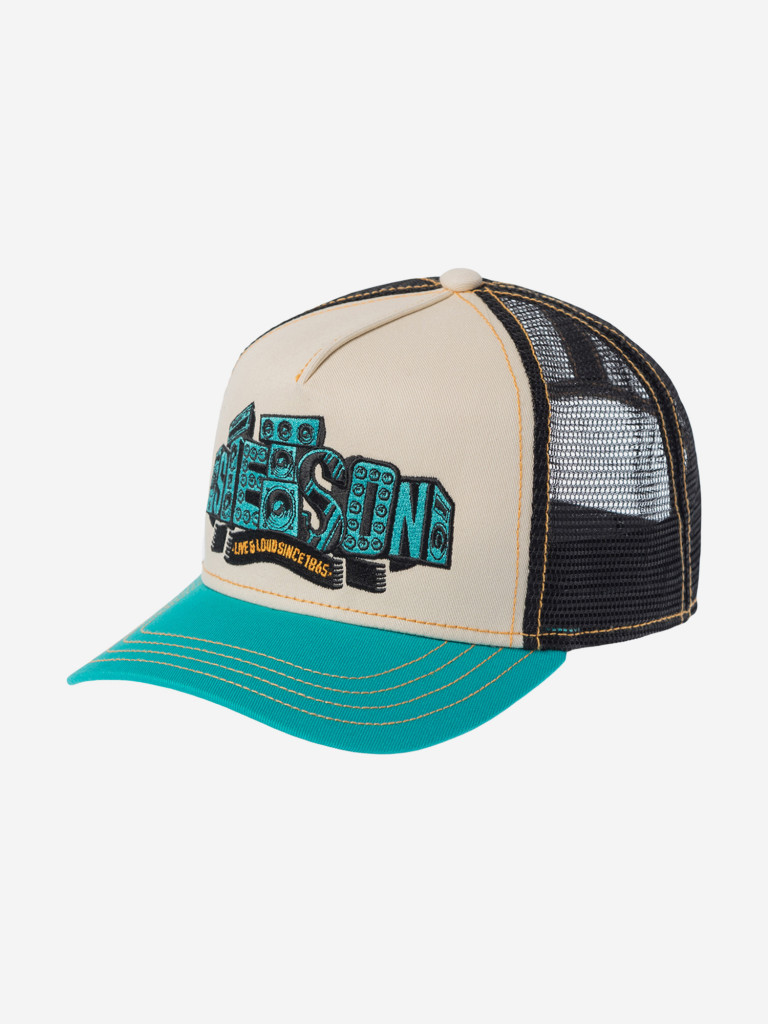 Бейсболка с сеточкой STETSON 7741121K TRUCKER CAP SOUNDBOX (бежевый)