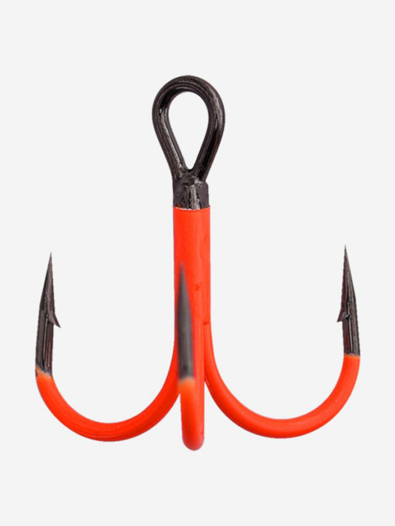 Крючки для рыбалки Saikyo тройные 7001 OR, 50 штук в упаковке