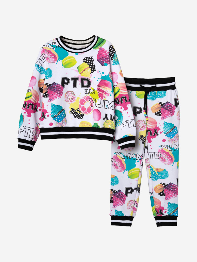Комплект для девочек: свитшот, брюки PlayToday