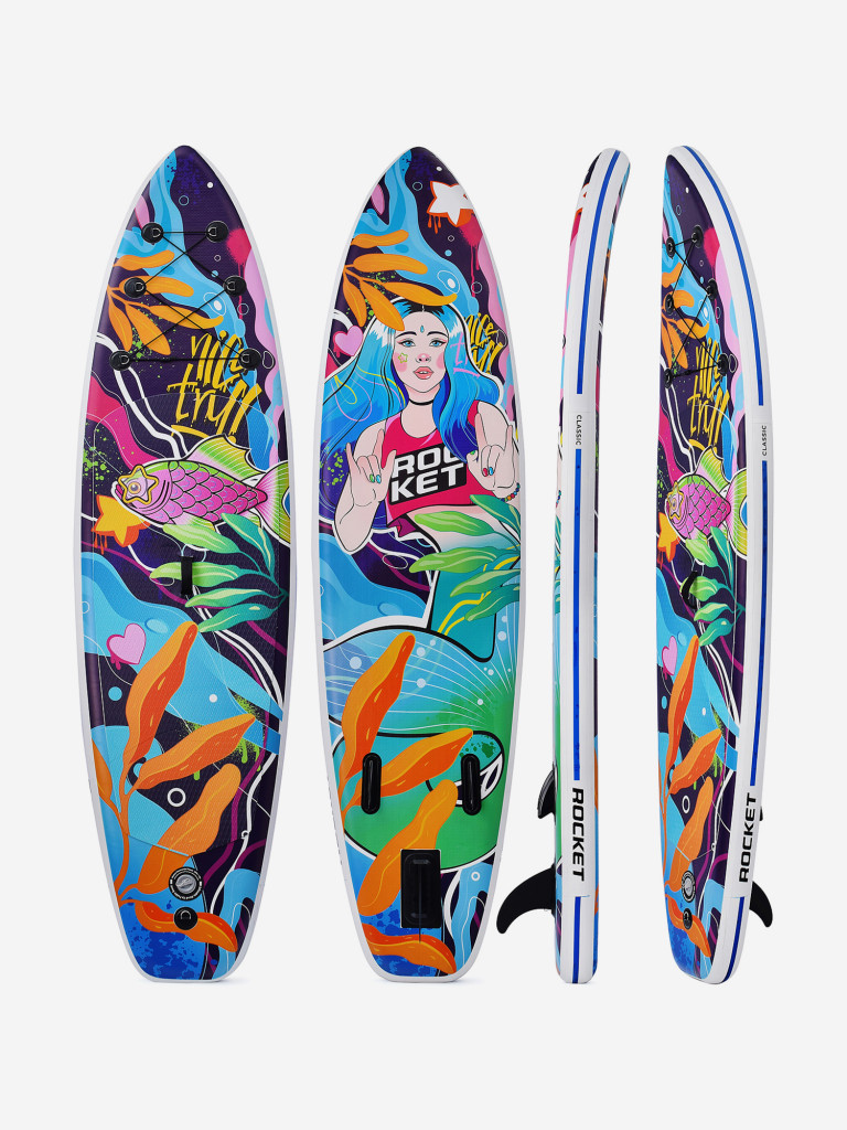 Надувная SUP-доска ROCKET (SUP-board 10,6ʺ 320*80*15 см) Сапборд