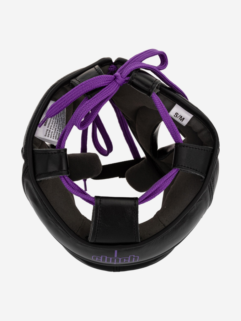 Шлем боксерский с бампером Clinch Undefeated черный