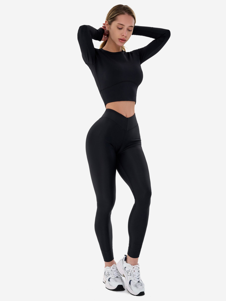 Рашгард женский Bona Fashion Activity Rash "Black"