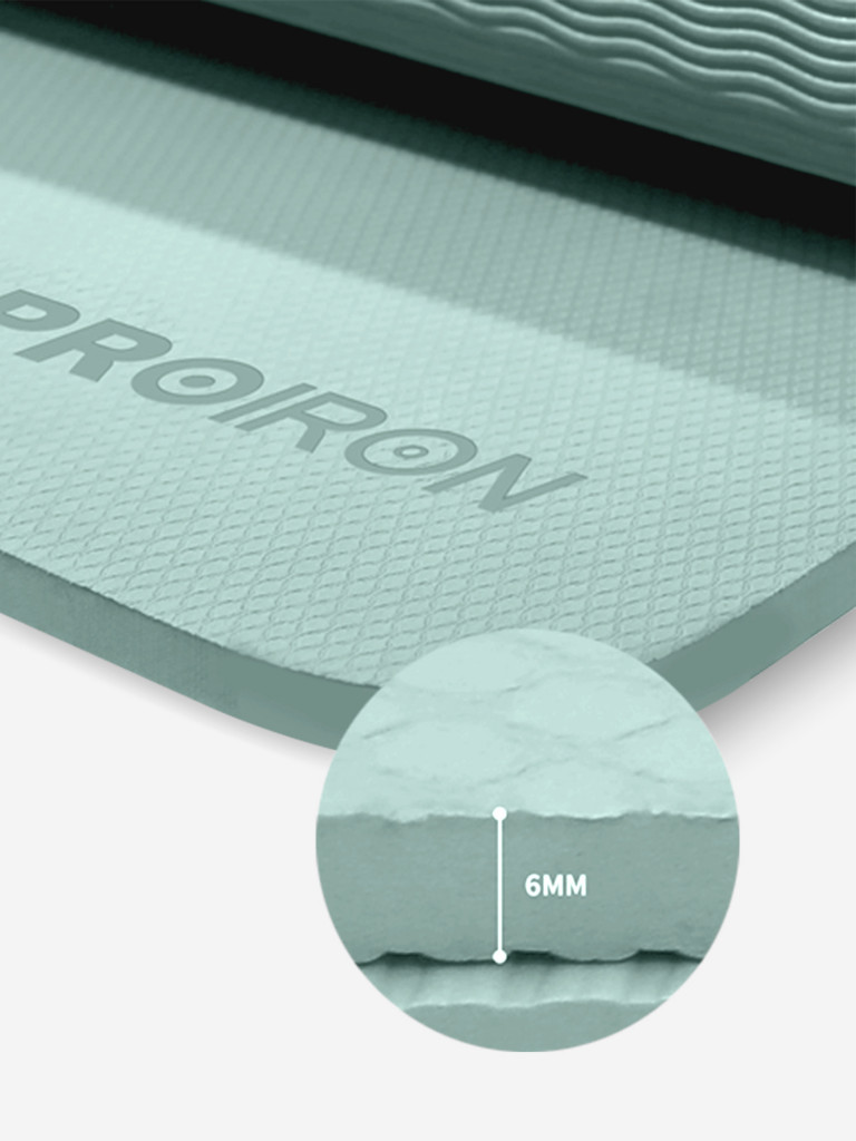 Коврик складной PROIRON для йоги и фитнеса 1830х610х6 мм TPE