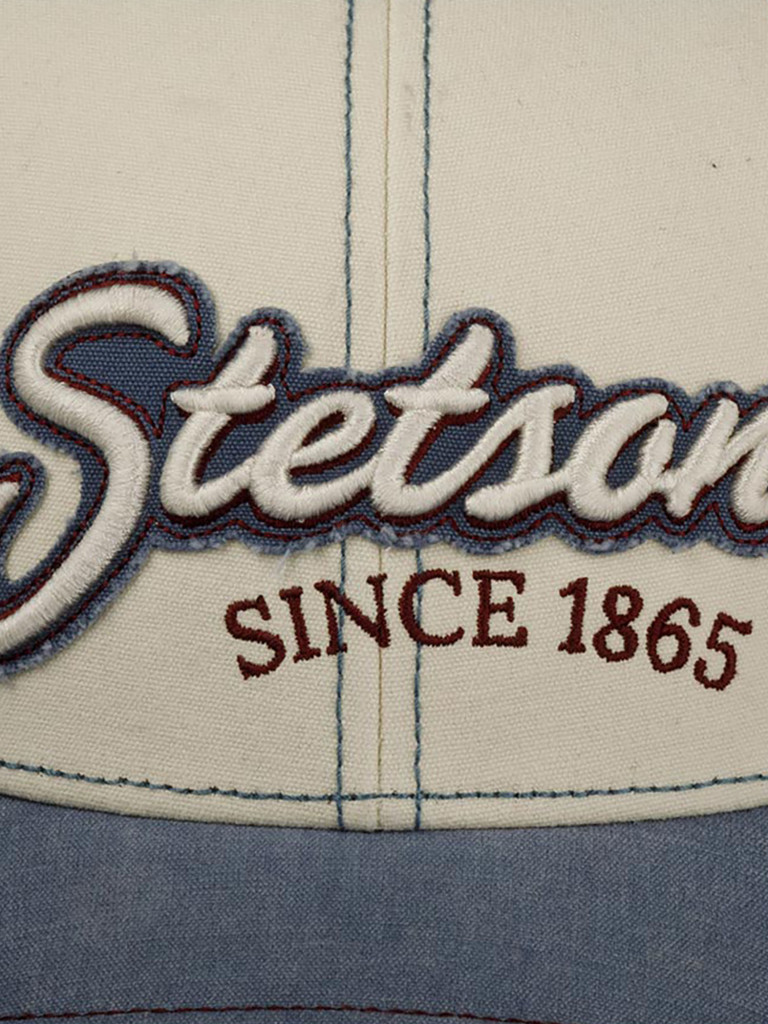 Бейсболка STETSON 7721143 BASEBALL CAP VINTAGE DISTRESSED (голубой)