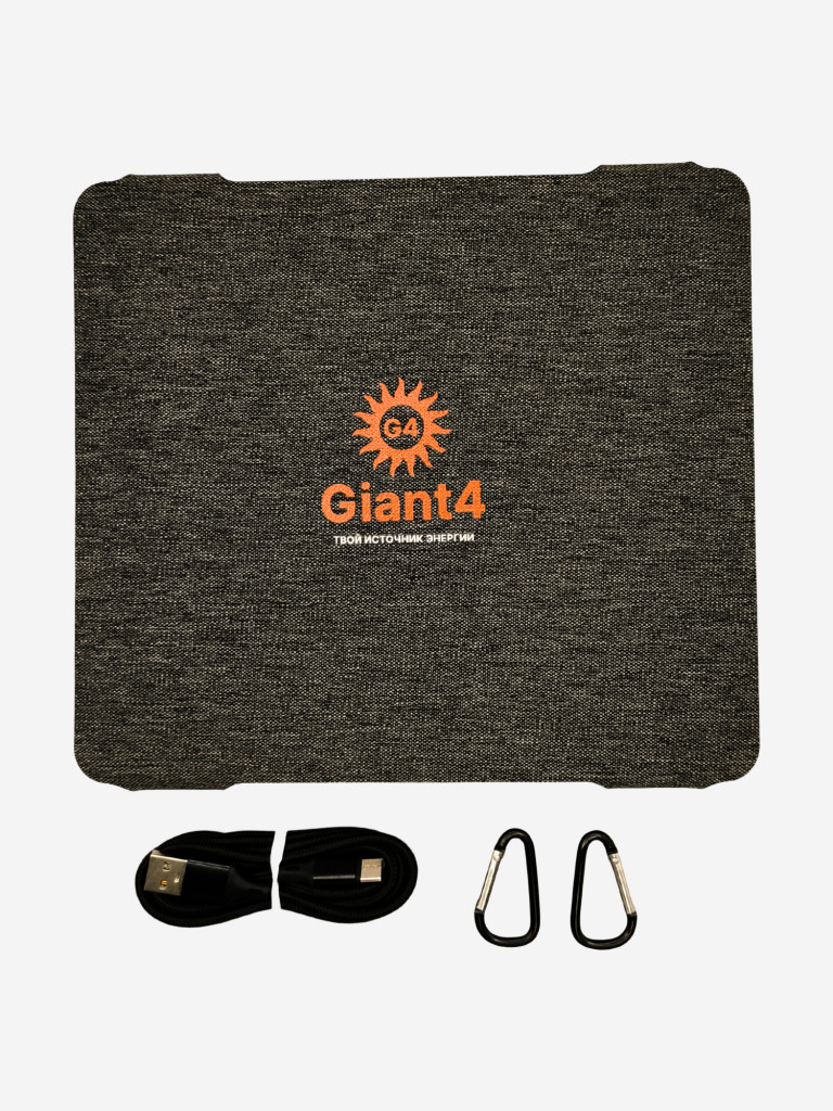 Портативная солнечная батарея GiantSolar M для зарядки ноутбука 21W 5v