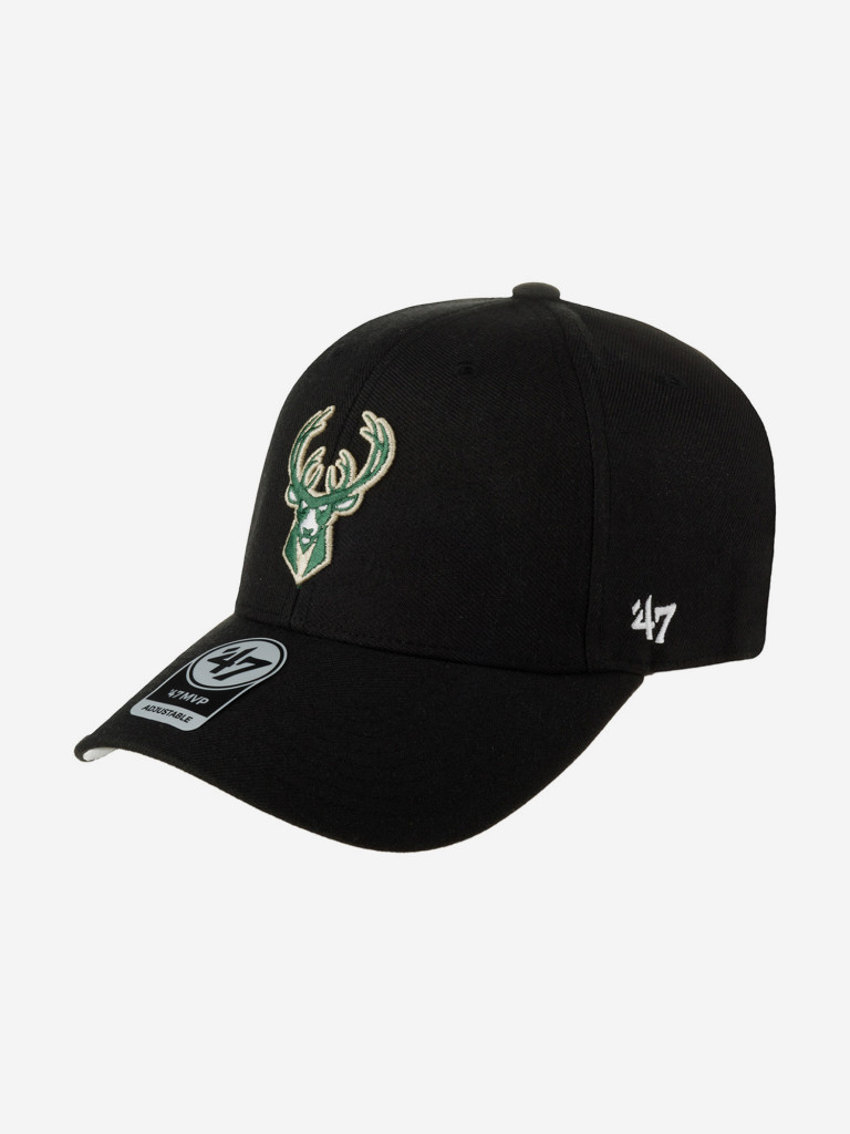 Бейсболка 47 BRAND K-MVP13WBV-BKB Milwaukee Bucks NBA (черный)
