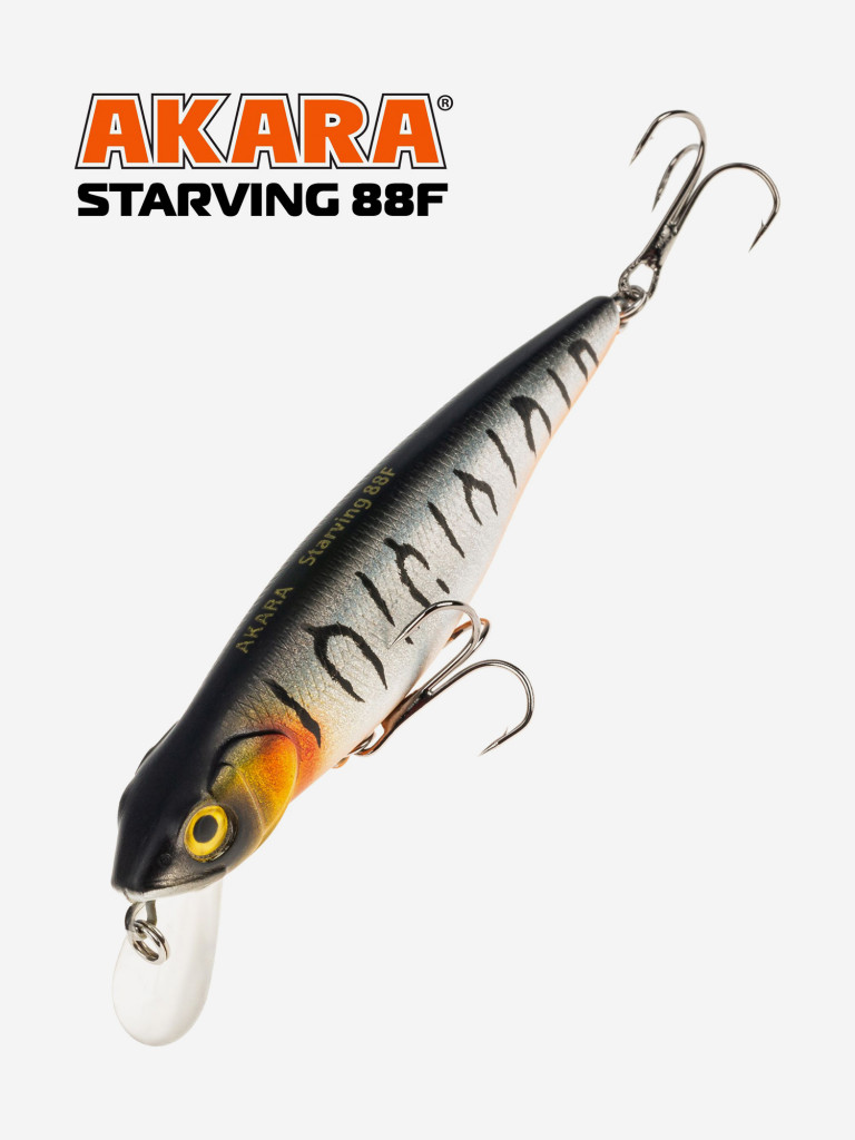Воблер Akara Starving 88F 11 гр. минноу, плавающий, твичинговый, на щуку A109