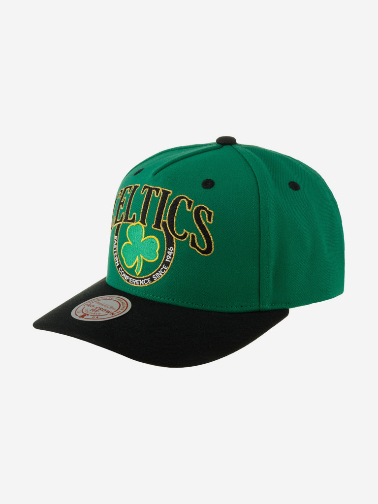 Бейсболка MITCHELL NESS HP8180-BCEGREN Boston Celtics NBA