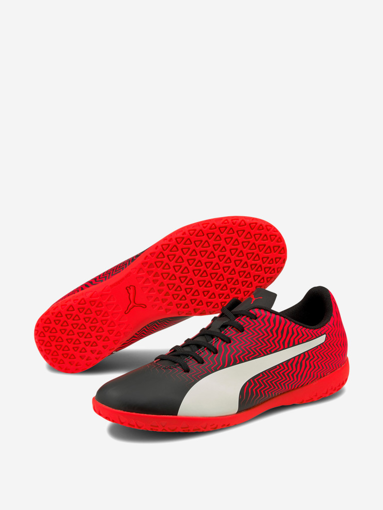 Бутсы мужские PUMA Rapido II TT арт. 106061 черный/белый/красный цвет —  купить за 1899 руб. со скидкой 50 %, отзывы в интернет-магазине Спортмастер  (Нет в наличии)
