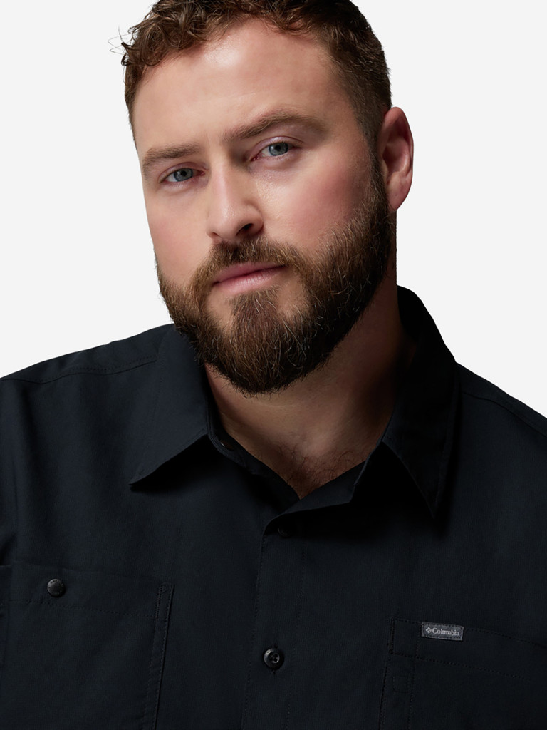 Рубашка с коротким рукавом мужская Columbia Silver Ridge Utility II SS, Plus Size