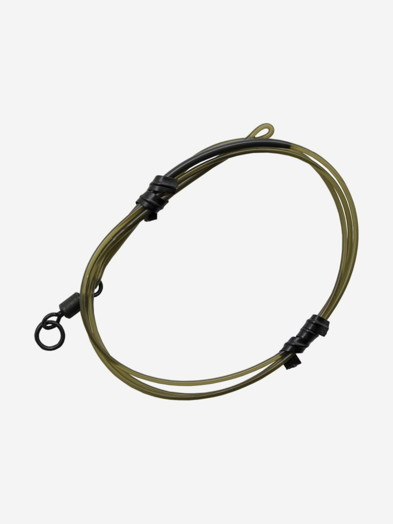 Монтаж готовый KORDA Dark Matter Leader №8 Ring Swivel 50см Weed 40lb