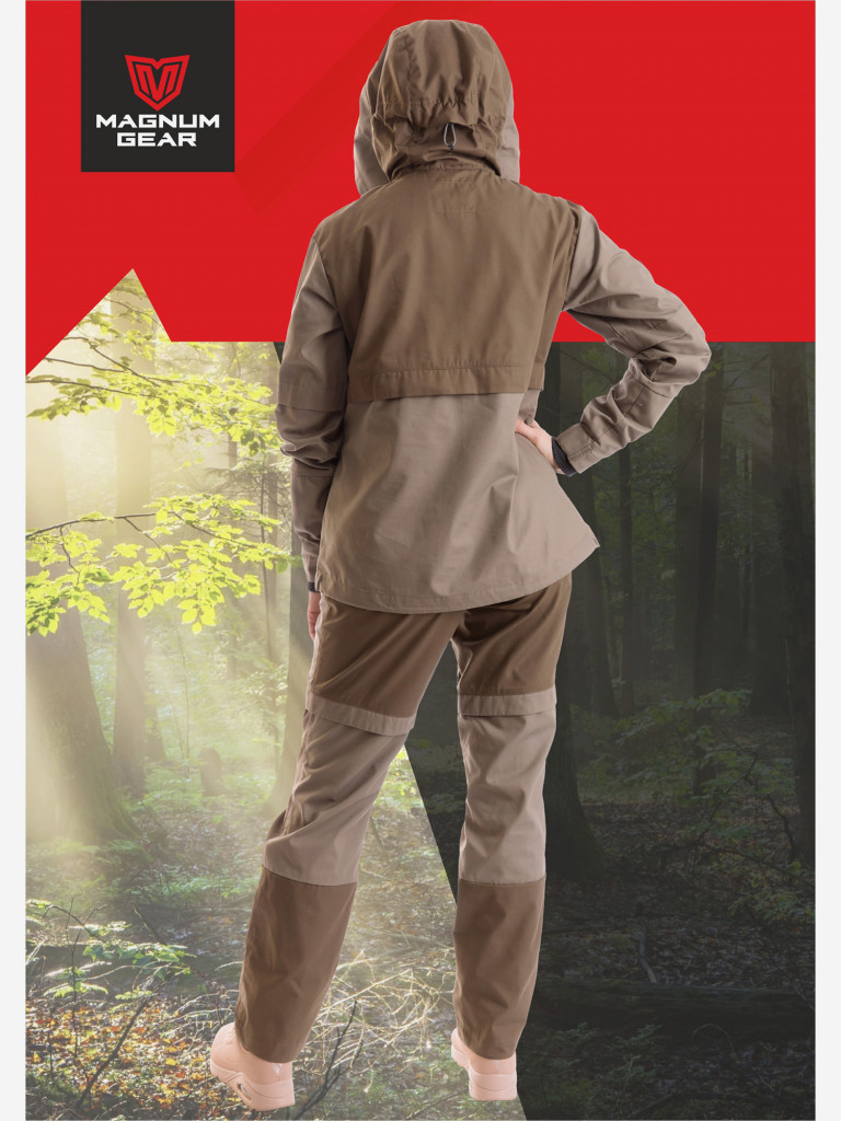Антиклещевой костюм MAGNUM GEAR PROTECTOR LADY бежевый/коричневый