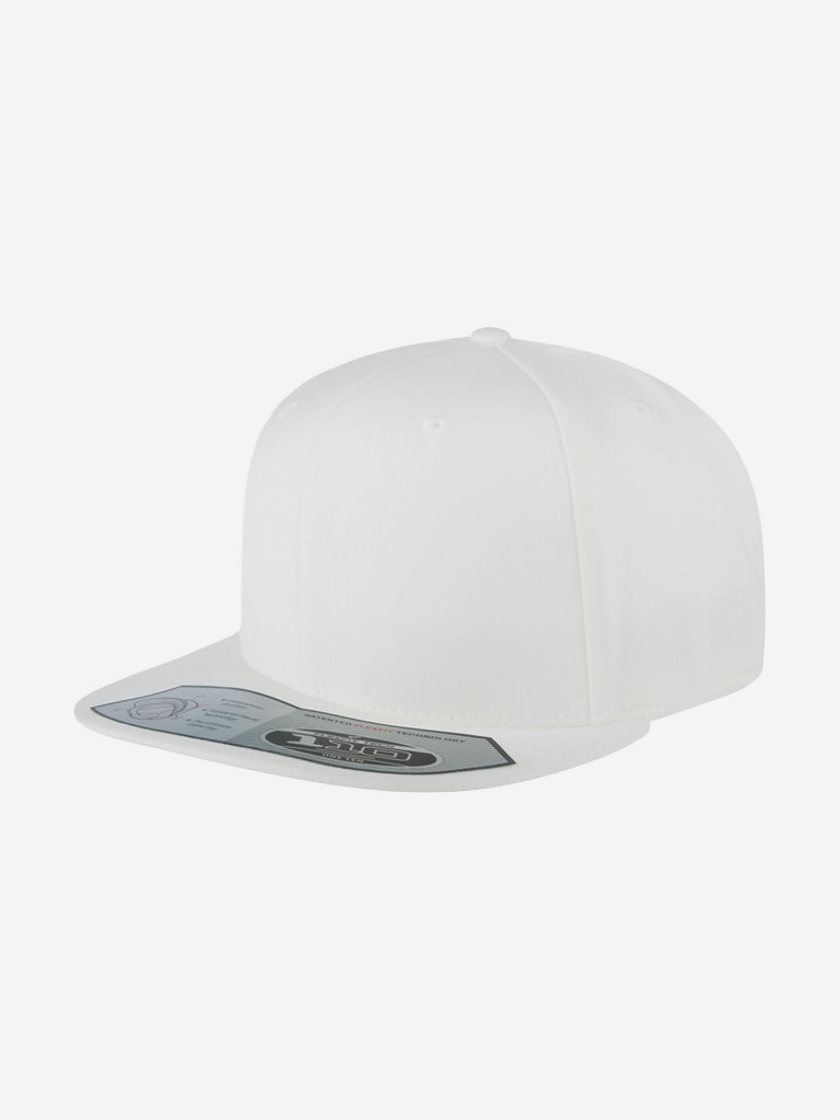 Бейсболка с прямым козырьком FLEXFIT 110F (белый)