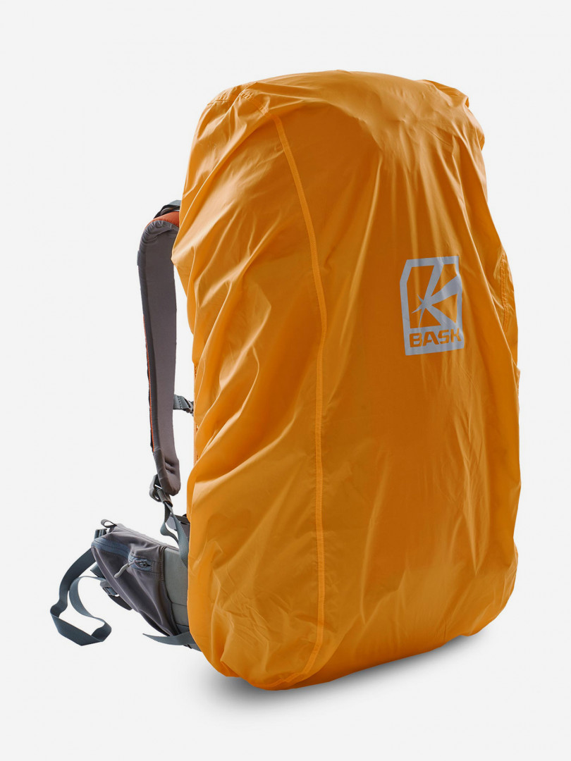 фото Накидка на рюкзак bask raincover v2 l, 55-90 л, оранжевый