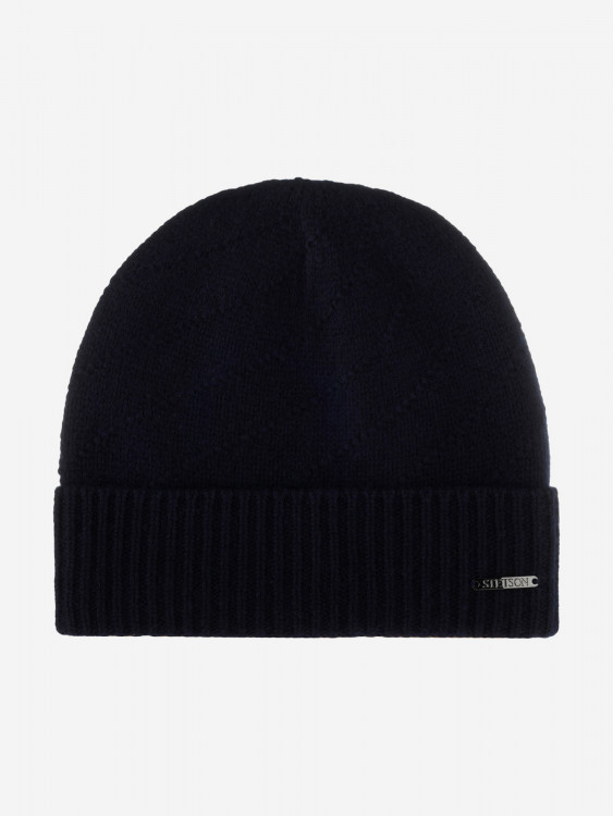 Шапка с отворотом STETSON 8599218 BEANIE CASHMERE